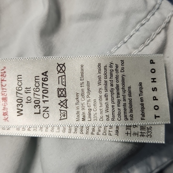 Topshop Raw Hem Jeans Ankle Length - Picture 4 of 5